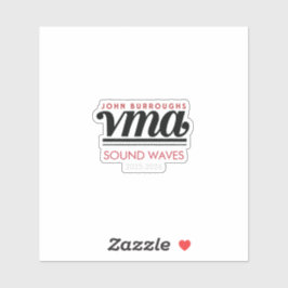 JBHS VMA Anpassningsbar Vinyl Sticker med år Klistermärken