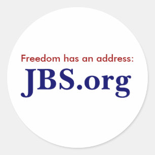 JBS.org klistermärke