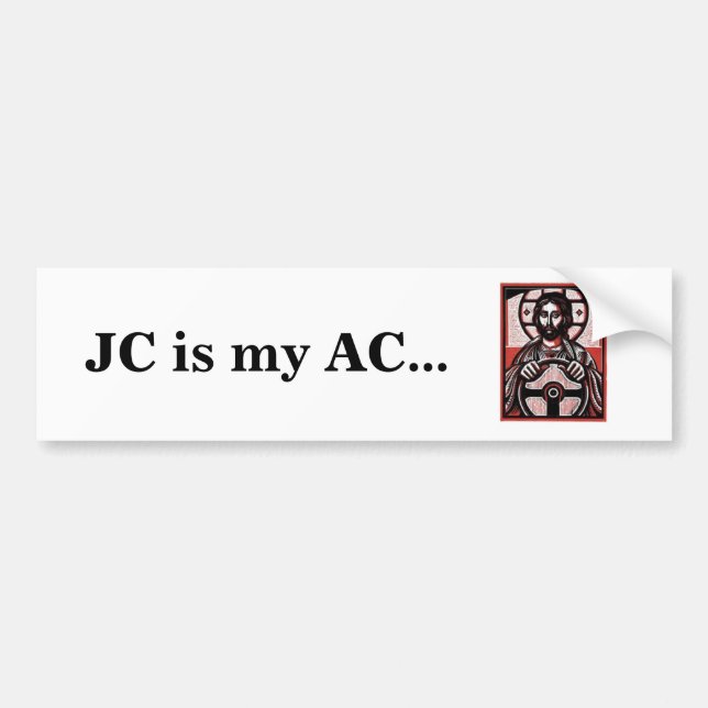 JC är min AC…, Bildekal (Framsidan)