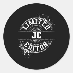 Jc Begränsad Edition Funny Personlig Namn Joke Gi Runt Klistermärke