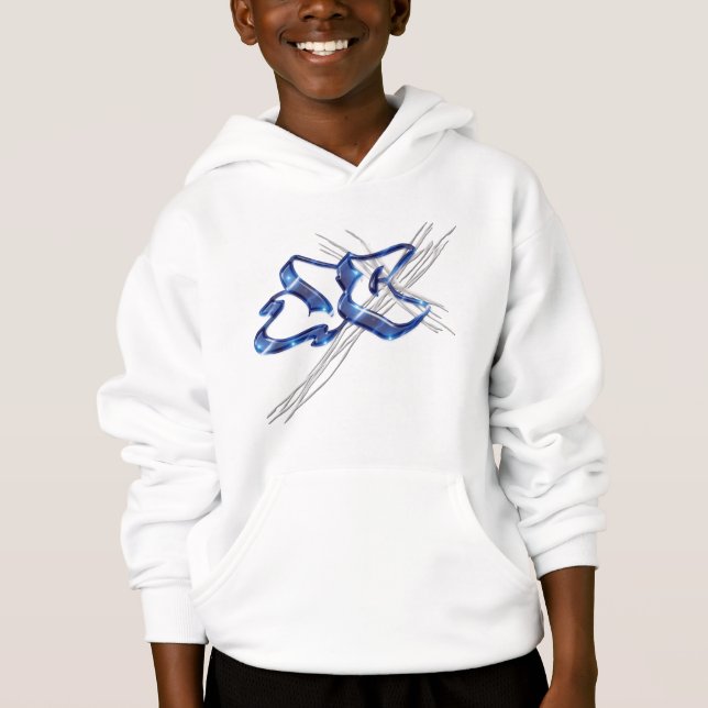 JC Jesus Kristi Graffiti Tee Shirt (Framsida)