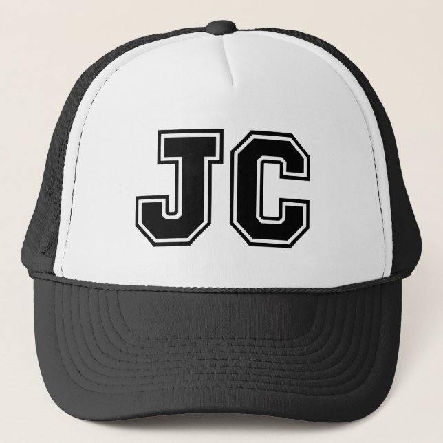 "JC-" Monogram Truckerkeps (Framsida)