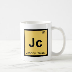 Jc - symbol för bord för Johnny tårtakemi Kaffemugg