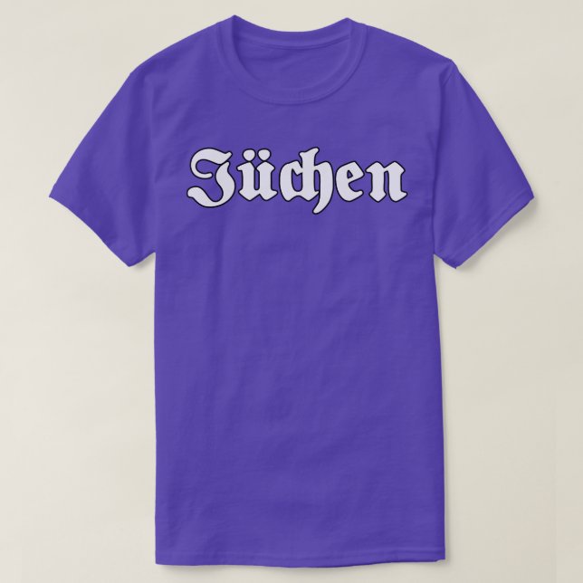 Jchen skriven med gothet font t shirt (Design framsida)