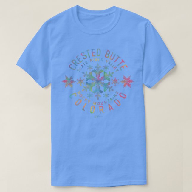 JCombs Crested Butte, CO, Snö  T Shirt (Design framsida)