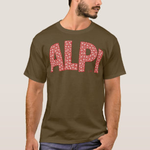 JCombs italienska Alpernor med Snö T Shirt