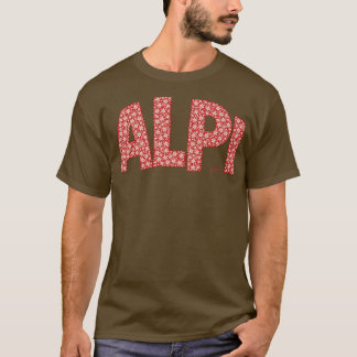 JCombs italienska Alpernor med Snö T Shirt
