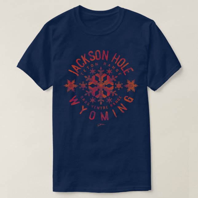 JCombs Jackson Hole, Wyoming, Snow Premium348 T Shirt (Design framsida)