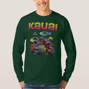 JCombs Kauai Hawaii Reef Coral Fish T Shirt