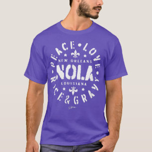 JCombs Peace, Kärlek, Ris & Gravy, New Orleans T Shirt