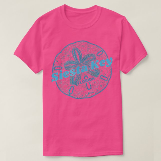 JCombs Siesta Key Florida Sand Dollar  T Shirt (Design framsida)