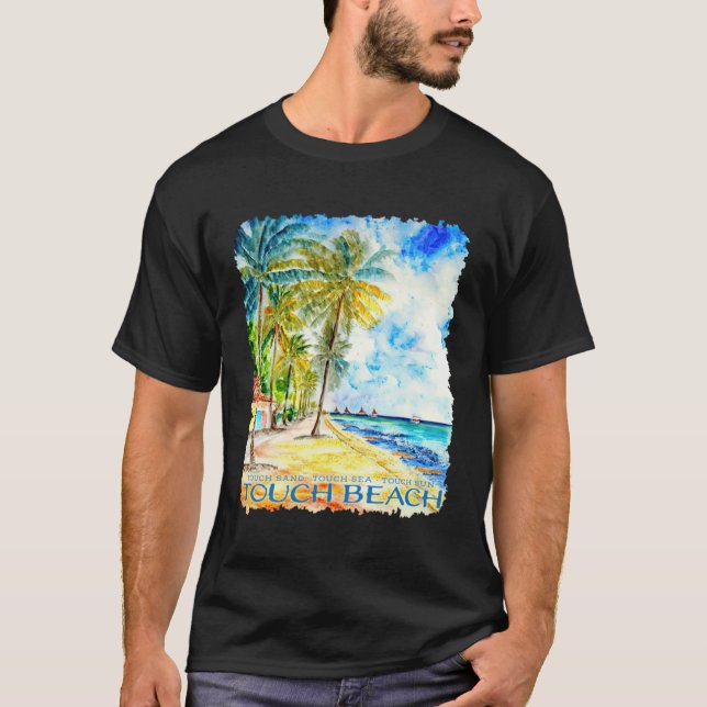 JCombs Touch Beach T Shirt (Framsida)