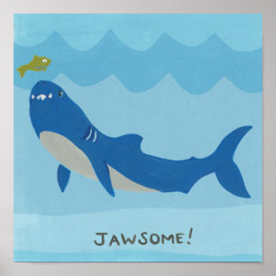 JCool Shark Poster