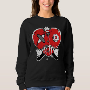 JD 4 Röd Thunder Heart Crying  Röd Thunder 4s Matc T Shirt
