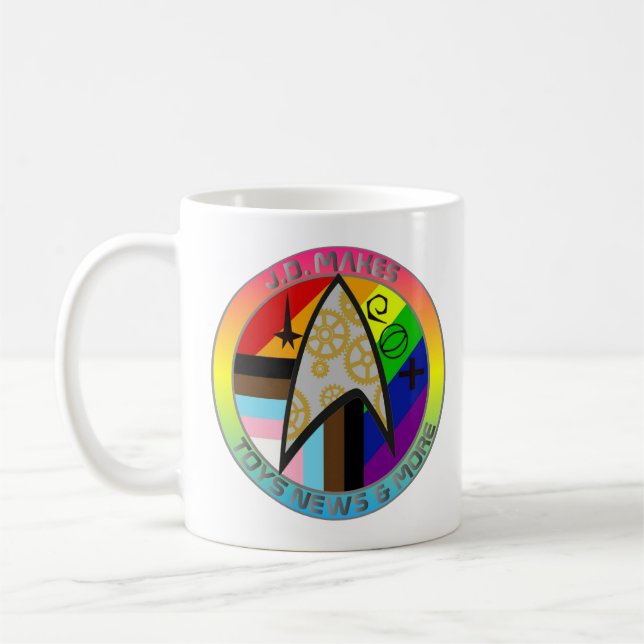 JD Makes Channel-Logotyp Kaffemugg (Vänster)