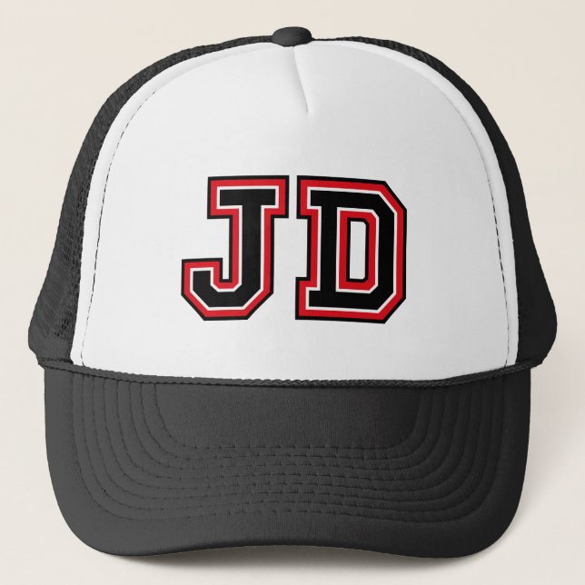 "JD" Monogram Keps (Framsida)
