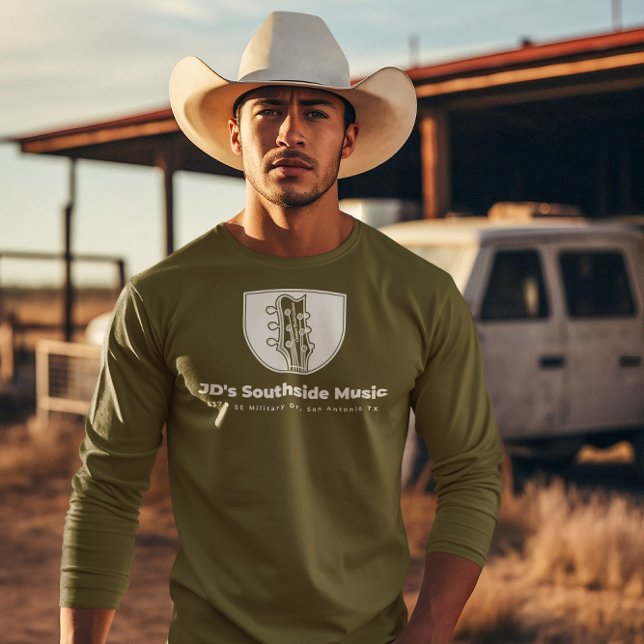 JD:s Southside Music Store med Adress Lång Ärmad Tröja (Skapare uppladdad)