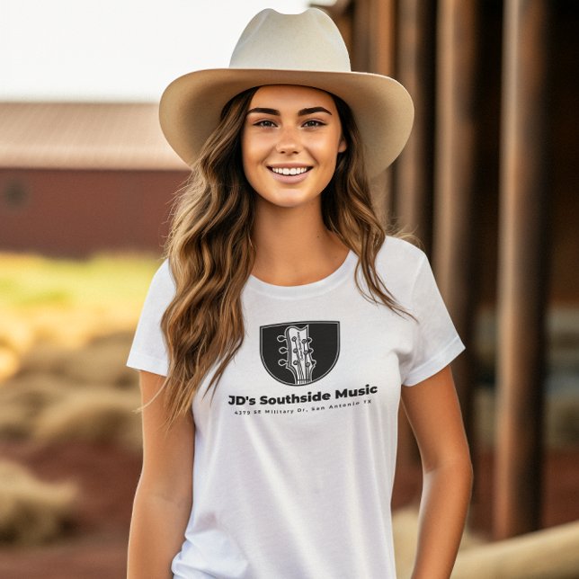 JD:s Southside Music Store med Adress T Shirt (Skapare uppladdad)