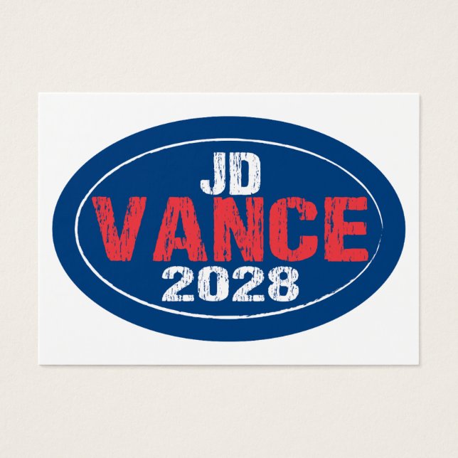 JD Vance 2028 (dis) Visitkort (Framsidan)