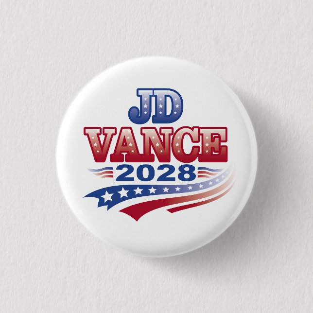 JD Vance 2028 (enbart) Knapp (Framsida)