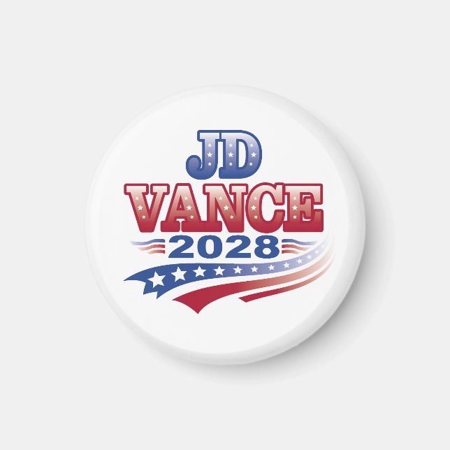 JD Vance 2028 (enkel) Magnet (Framsidan)