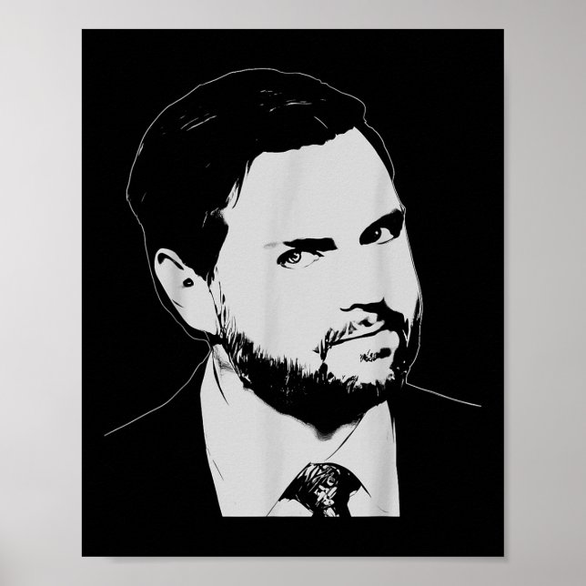 Jd Vance 2028 Glance Inauguration 2025 Vp Poster (Framsidan)