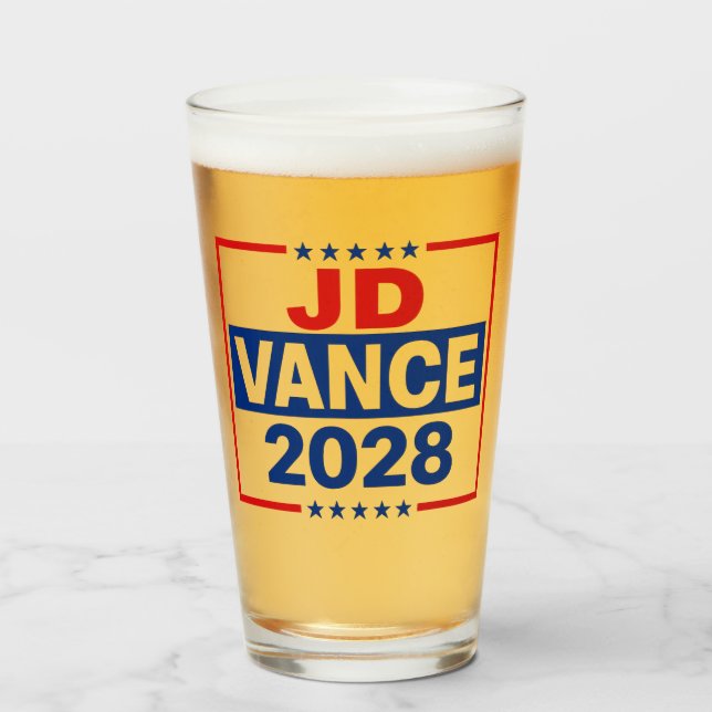 JD Vance 2028 Glaskopp (Framsida fylld)