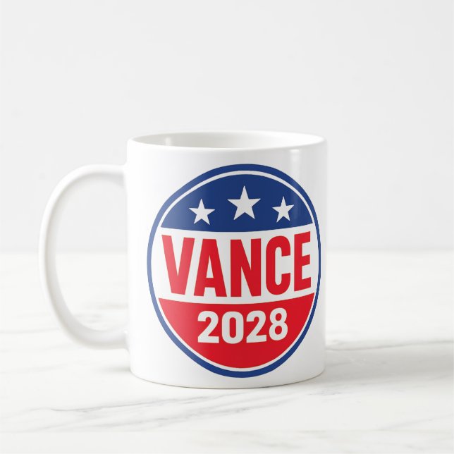 JD Vance 2028 Kaffemugg (Vänster)