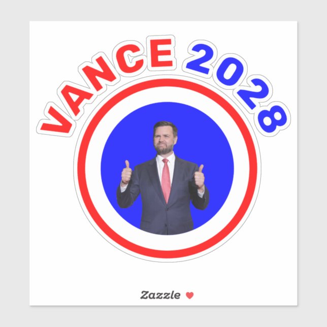 JD Vance 2028 Klistermärken (Ark)