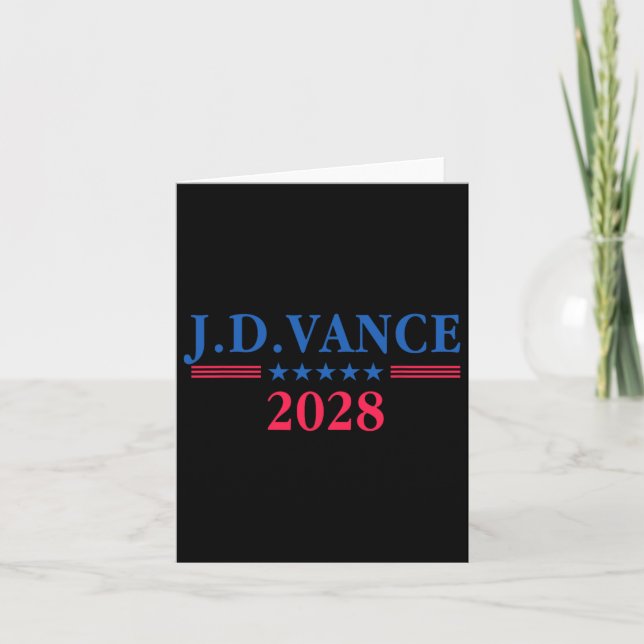 Jd Vance 2028 President Val Kampanj Trump Le Kort (Framsida)