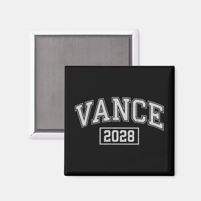 JD Vance 2028 President Val Kampanj Vance Magnet (Front/Back)