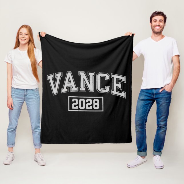 JD Vance 2028 Presidentvalskampanj Vance  Fleecefilt (På plats)
