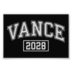 JD Vance 2028 Presidentvalskampanj Vance Fototryck