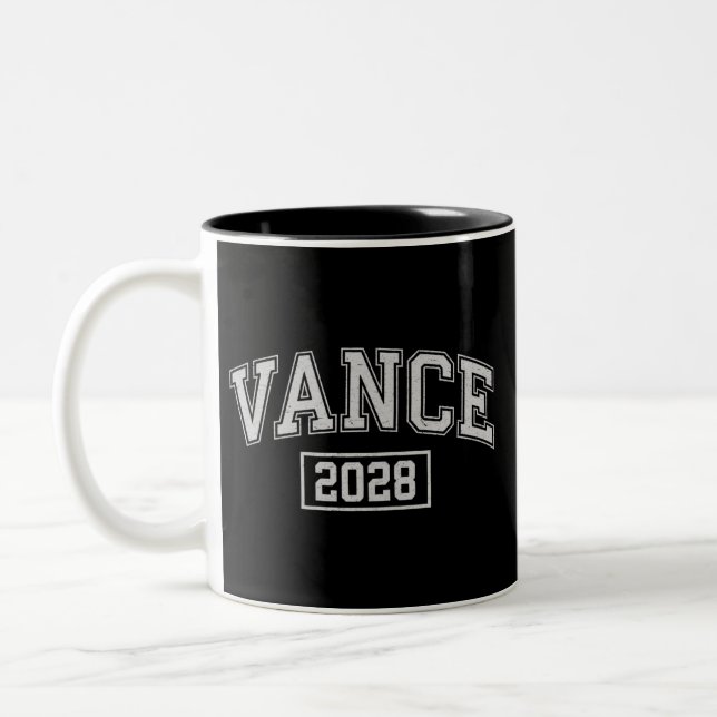 JD Vance 2028 Presidentvalskampanj Vance  Två-Tonad Mugg (Vänster)