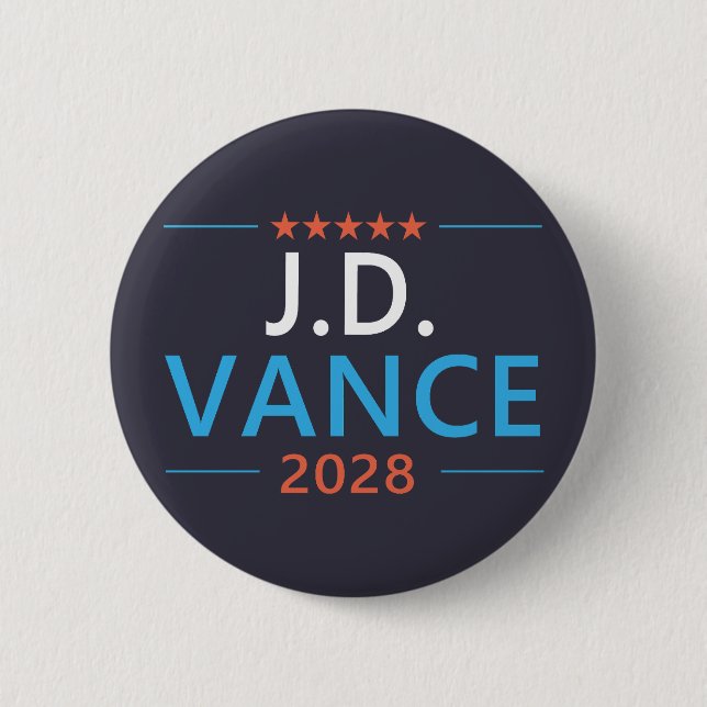 JD Vance 2028 Republican Patriotic Knapp (Framsida)