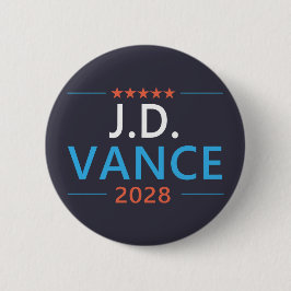 JD Vance 2028 Republikan Patriottisk Knapp