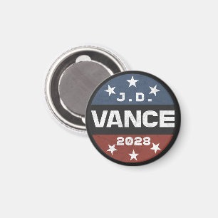 JD Vance 2028 Vance 2028 Retroval J.D. Vance Magnet