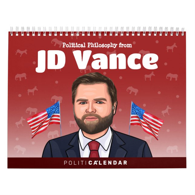 JD Vance Calendar of Political Philosophy Kalender (Omslag)