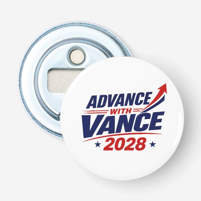 JD Vance För President 2028 Val Flasköppnare (Framsidan)