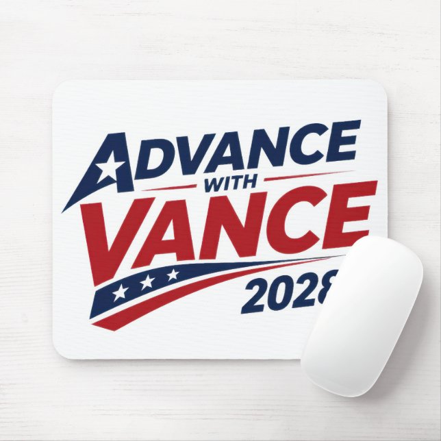 JD Vance för val 2028 Musmatta (Med mus)