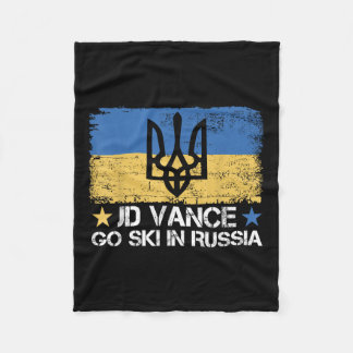 Jd Vance Go Ski Ryssland Lustigt att säga _ Trump  Fleecefilt