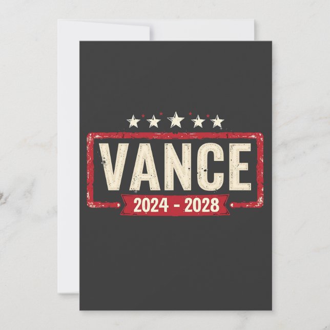 Jd Vance Trump Val 2028 President Omröstning Inbjudningar (Framsida)