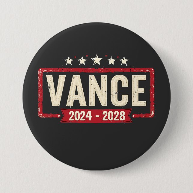 Jd Vance Trump Val 2028 President Omröstning Knapp (Framsida)