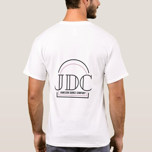 JDC Pappa Crew, vit te T Shirt (Baksida)