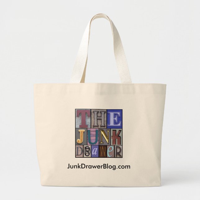 JDLogo JunkDrawerBlog.com Jumbo Tygkasse (Framsidan)
