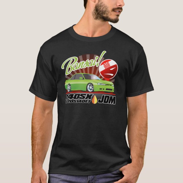 JDM 240SX Bansai T-shirt (Framsida)