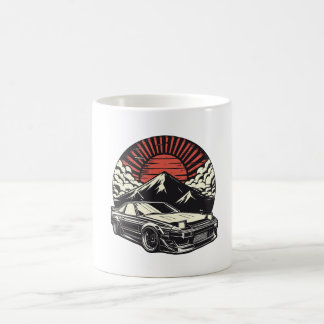 JDM car Japansk Retro Car Tävla Driving Legend Kaffemugg