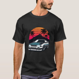 JDM car Japansk Retro Car Tävla Driving Legend T Shirt