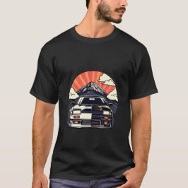 JDM car Japansk Retro Car Tävla Driving Legend T Shirt