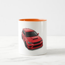 JDM Classic Car Mug — Retro Japanese Vehicle Två-Tonad Mugg